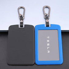 2PCS Silicone Key Card Holder Case Compatible with Tesla Model 3 Model Y Cybertr