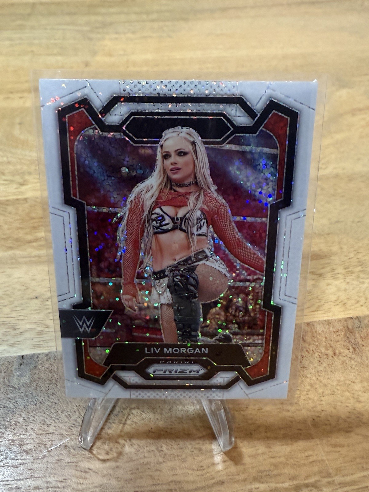 Liv Morgan 2024 Panini Prizm WWE #177 White Sparkle