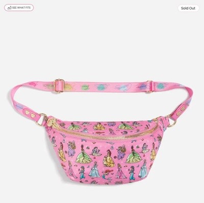 Stoney Clover Lane x Disney Princess Medium Fanny Pack w/ 2 Strap (NEW WITH TAG)
