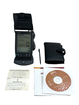 Palm Pilot + Keboard Lot - Palm IIIe / 3169WW Folding Keyboard / Palmone Zire 31