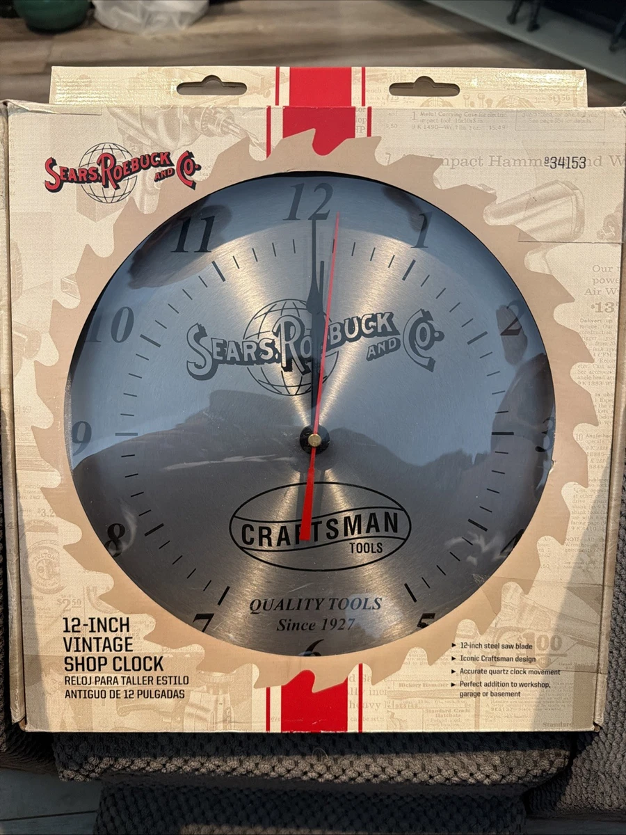 Craftsman Saw Blade Clock for sale | eBay