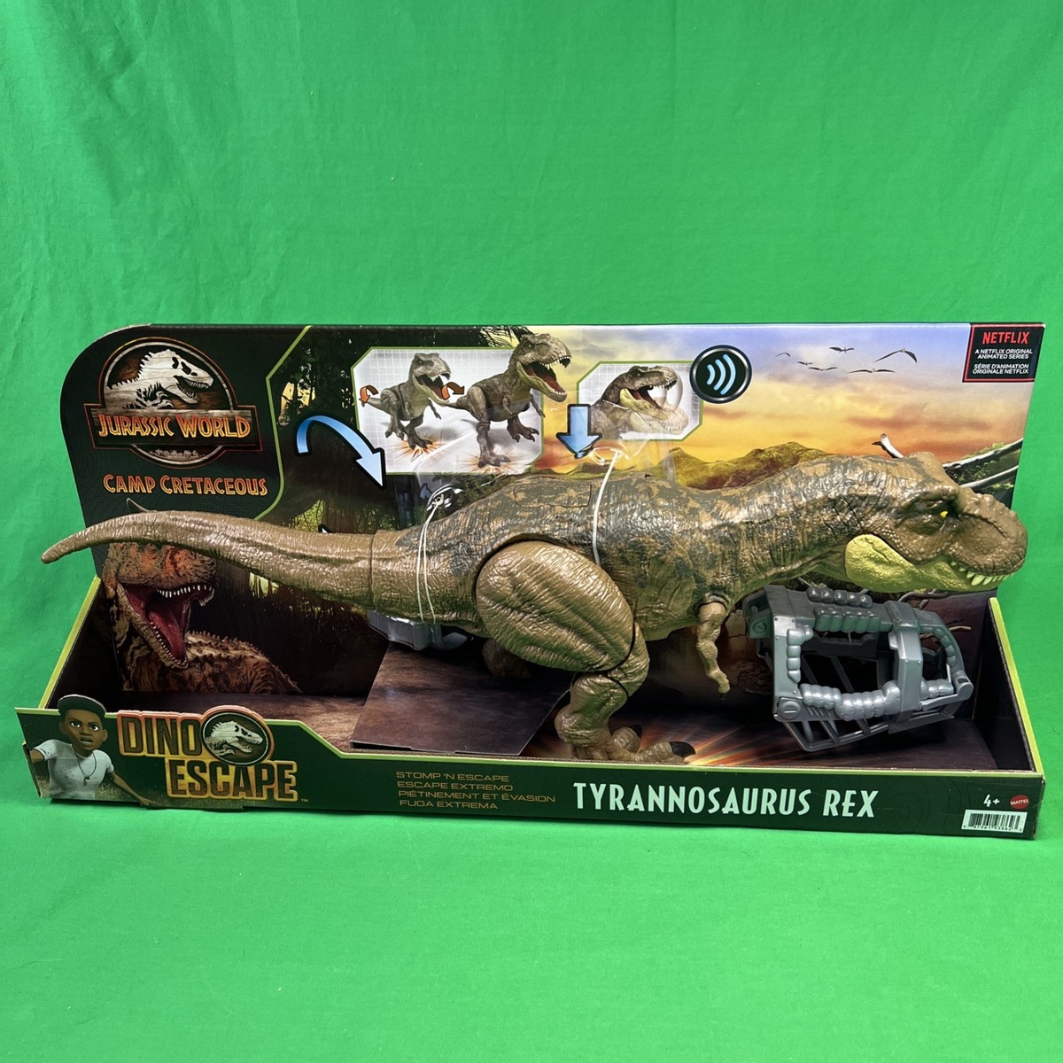 Mattel Jurassic World Mega Attack T-Rex 10 in Action Figure