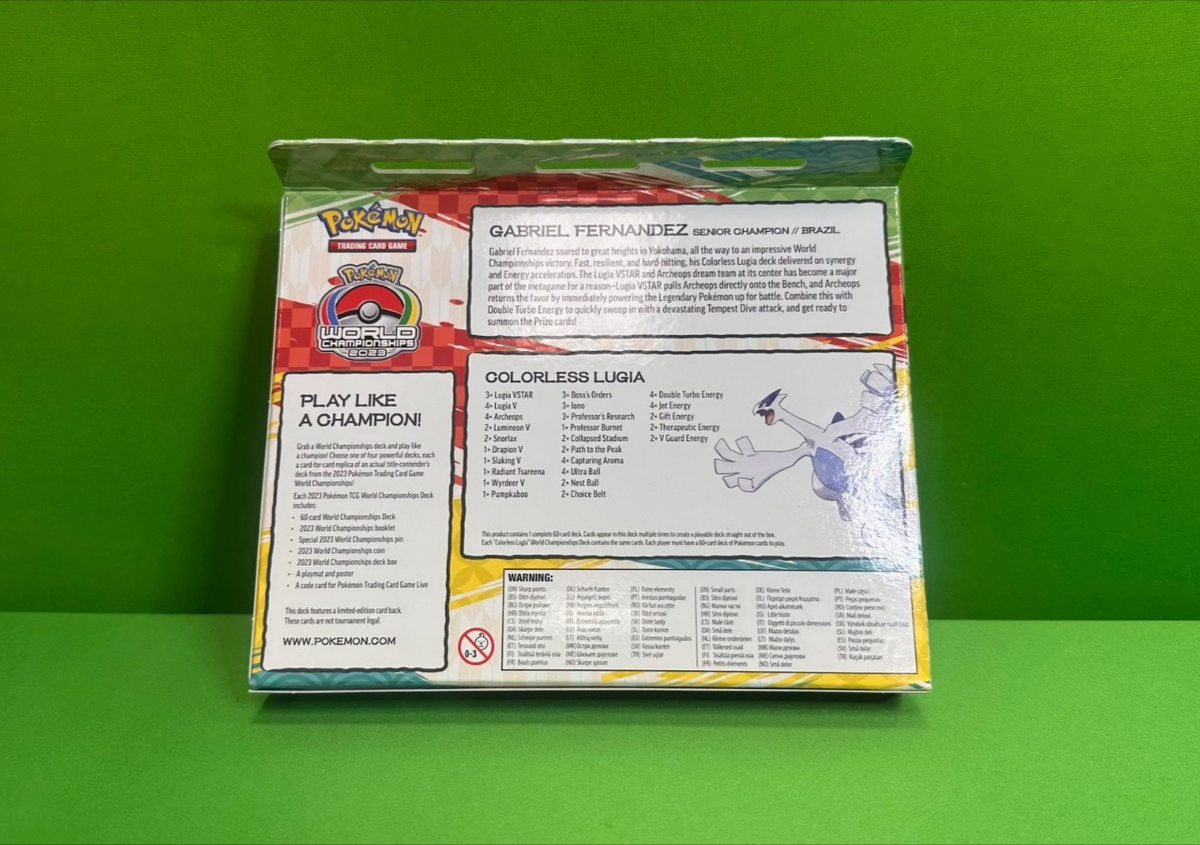 Pokemon 23 World Championship Deck Gabriel Fernandez(Colorless