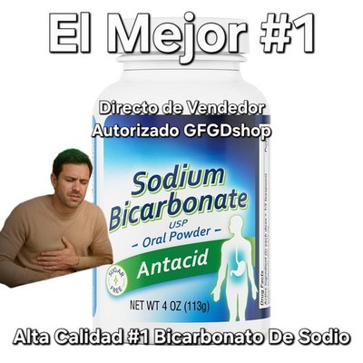 Bicarbonato De Sodio Digestion Acidez Agruras Sodium Bicarbonate Antacid Powder