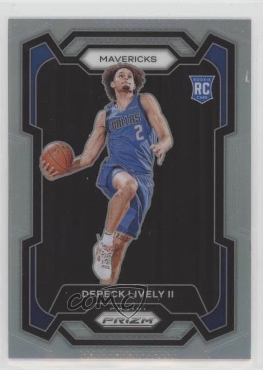2023-24 Panini Prizm Silver Prizm Dereck Lively II #163 Rookie RC 12g7