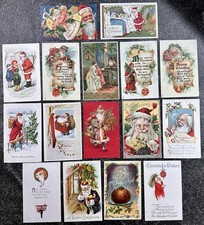 16 Lot Antique Vintage SANTA CLAUS Postcard CHRISTMAS Holiday Kris Kringle XMAS.
