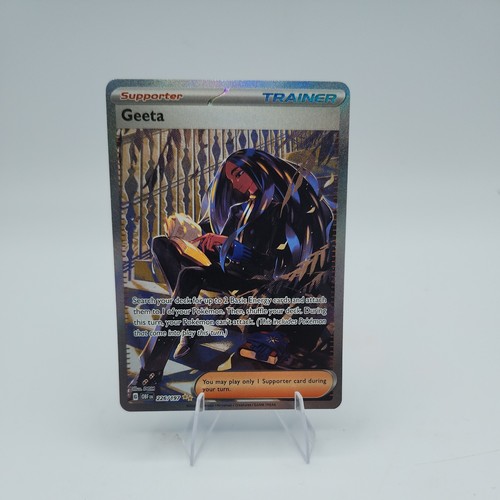 Pokémon TCG Geeta 226/197 SV03 Obsidian Flames Full Art UR Holo EN
