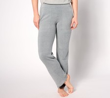 Barefoot Dreams CozyChic Ultra Lite Wide Leg Pants Moonbeam 2X New