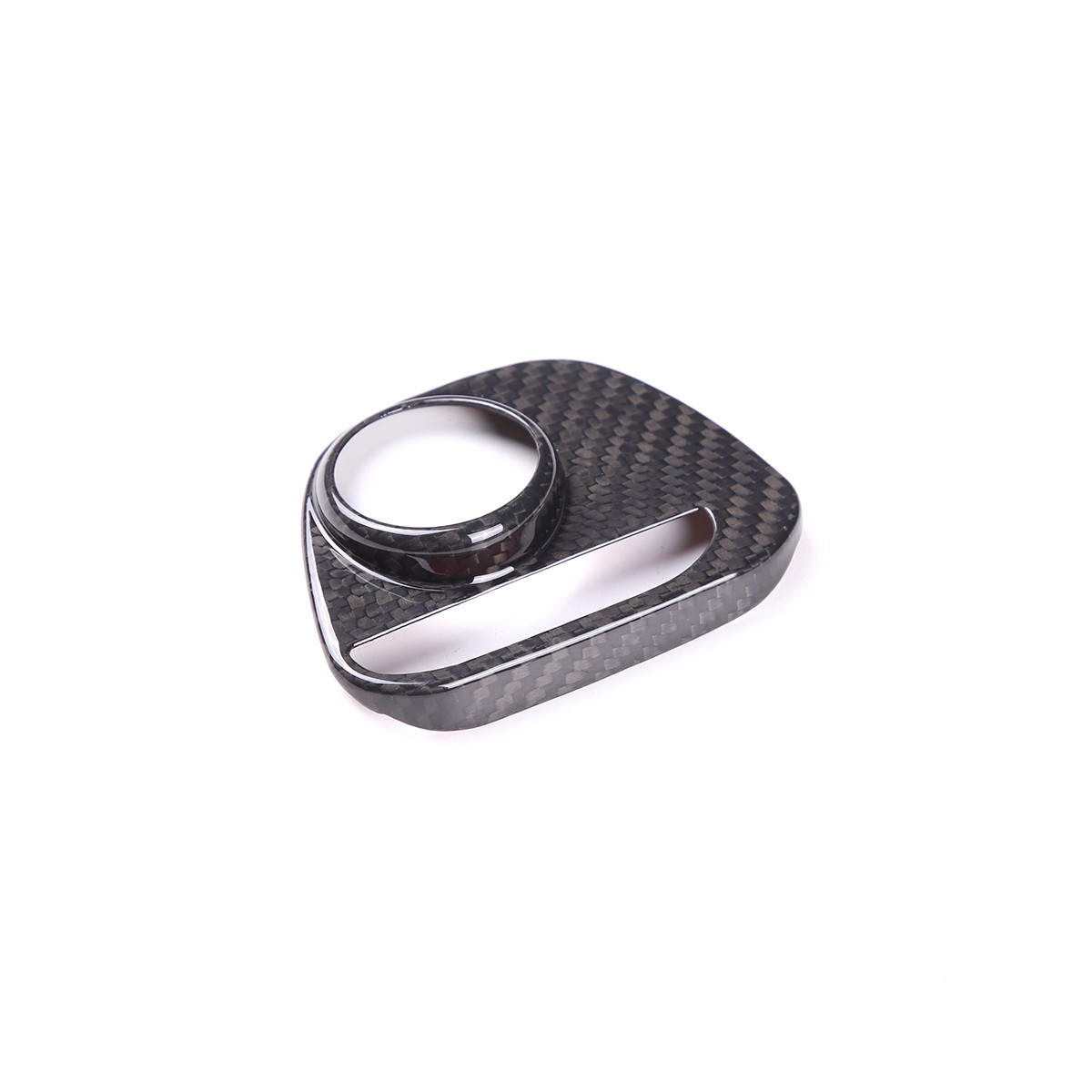 Real Carbon Fiber Interior VDA Push Button Switch Trim For Ferrari 458 2011-2016