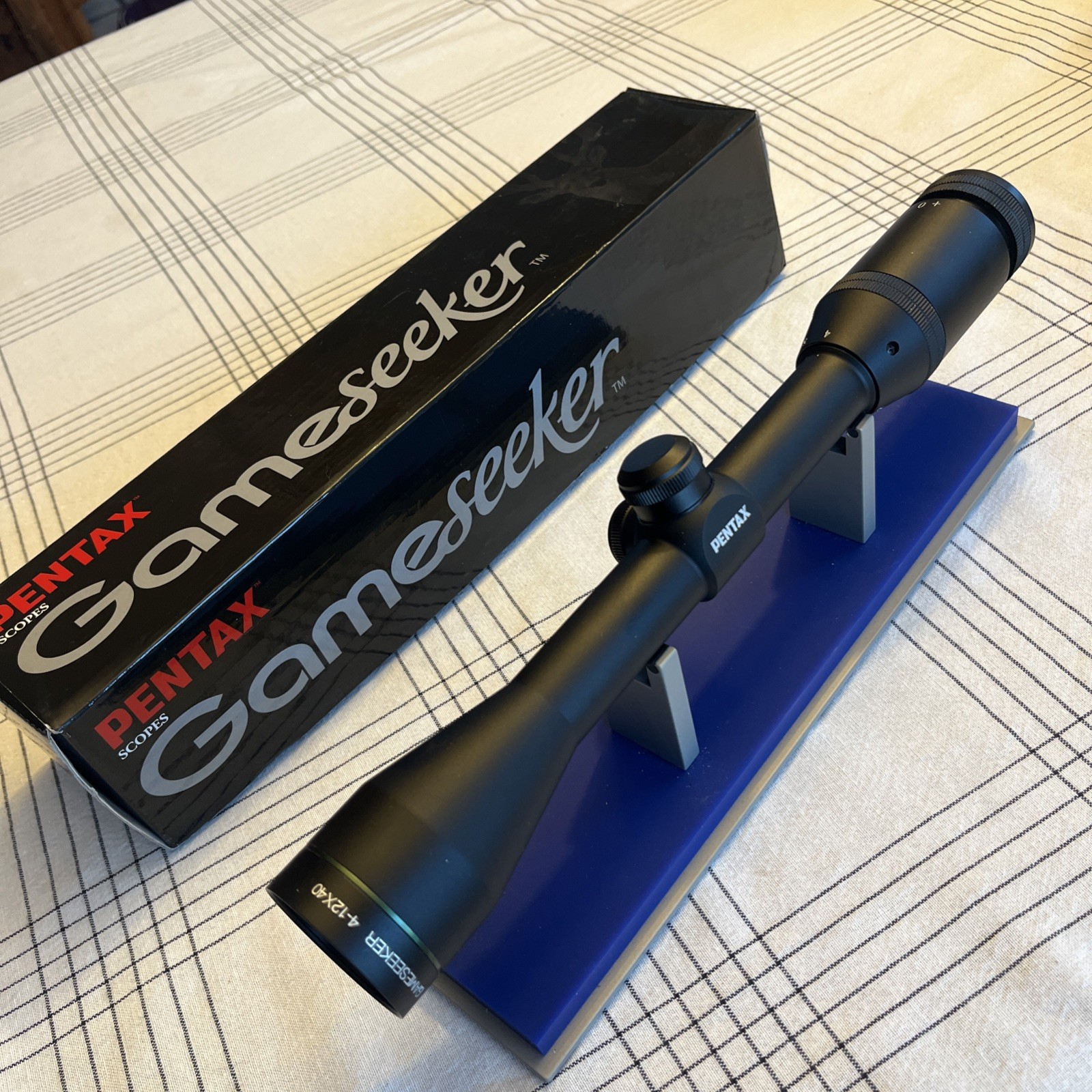 Nos Pentax Gameseeker 4x12x40MM Precision Plex Variable Pwr RifleScope