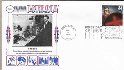 20TH CENTURY/1960'S, LASERS, FDC, 9/17/1999, PANDA CACHET, FREE SHIPPING !!