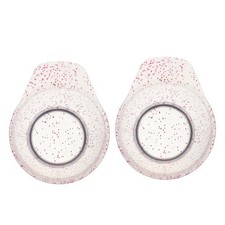 2pcs Dye Mixing Bowls: Pink Plastic Hair Dye Mixing Bowls Hair Coloring