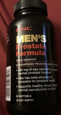 3X GNC Men's Prostate Formula 60 Softgels each 320mg Exp 12/27