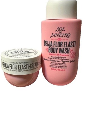 Sol de Janeiro Beija Flor  Body Wash&Elasti-Cream Set Cheirosa 68 (travel size)