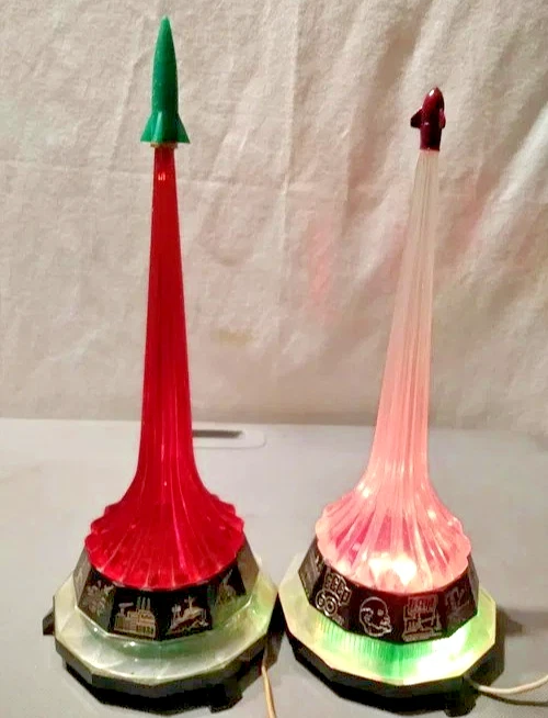 Rocket Lamp In Russian & Soviet Space Program Collectibles for