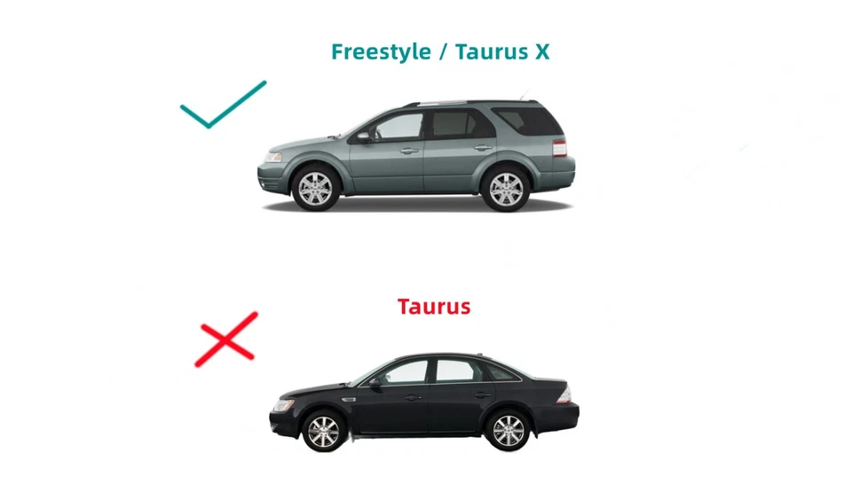 Стекло на окно передней двери с левой стороны водителя для 05–07 Ford Freestyle 08–09 Taurus X - Изображение 4 из 4