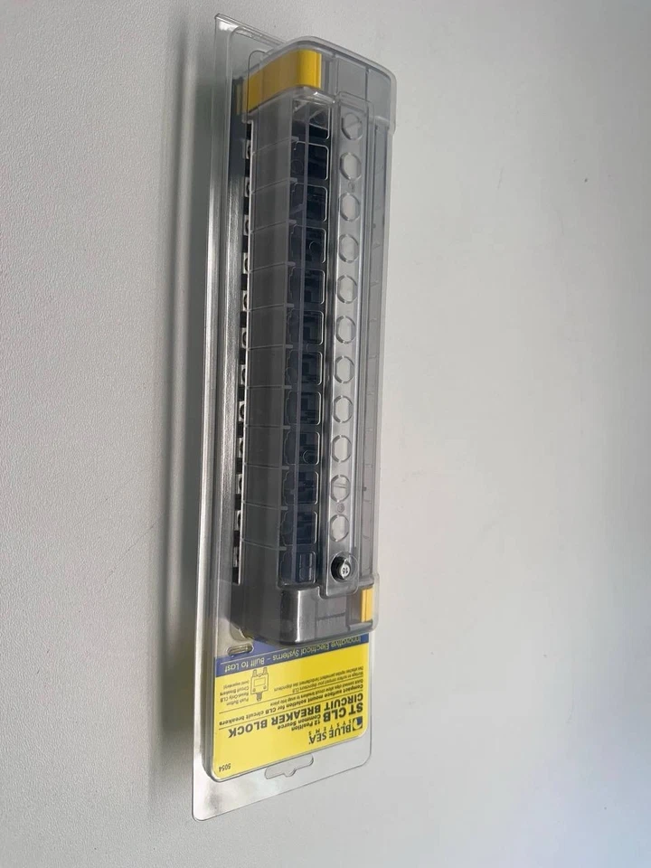 Blue Sea Systems Circuit Breaker Block, 12 Ckt, w/Ground - Image 3 of 4