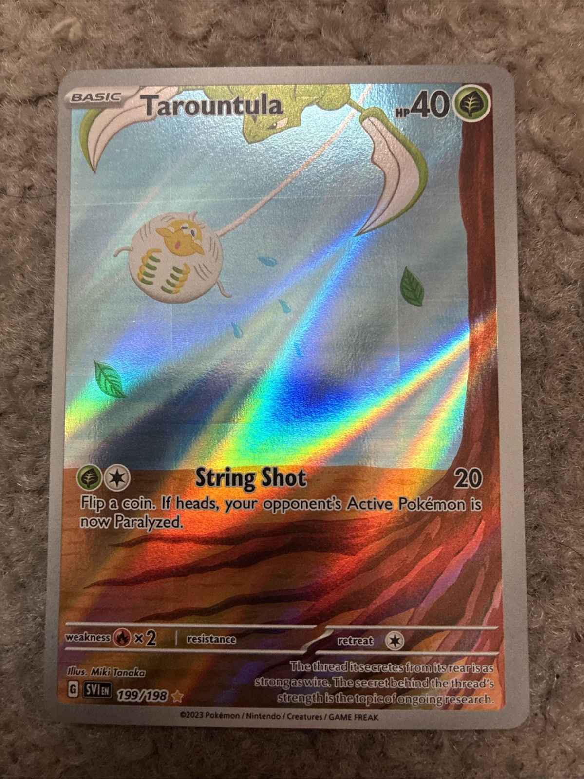 Tarountula 199/198 SV01: Scarlet & Violet Base Set Holo