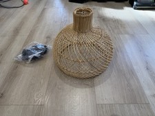 Natural Woven Rattan Globe Lamp Shade