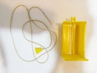 MARX VINTAGE YELLOW ELEVATOR W/ CORD HANDLE for NAVARONE MOUNTAIN PLAYSET 1970's