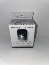 European Plug Travel Adapter with 2USB, Power Plug Charger for US to Europe