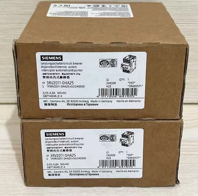 3RV2011-0HA25 1PC NEW SIEMENS Circuit breaker Expedited Shipping 3RV20110HA25