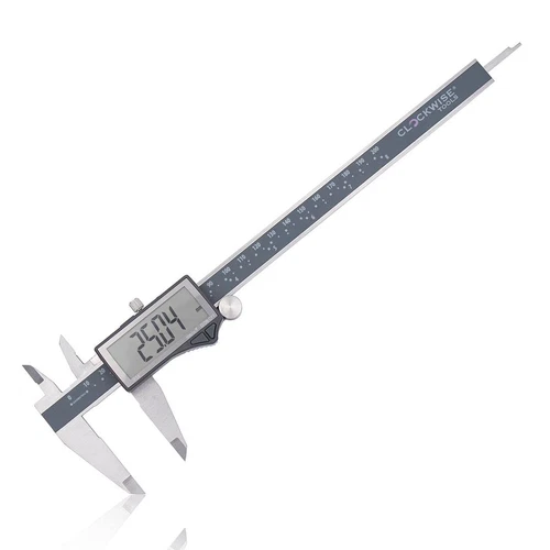 Clockwise Tools DCLR-0805 Electronic Digital Caliper Inch/Metric/Fractions