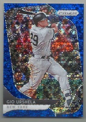 ks 2020 Panini Prizm Gio Urshela #85 Blue Donut Circles 188/199 New York Yankees