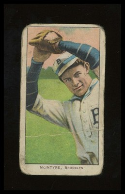 1909-11 Sweet Caporal Cigarettes T206 White Border Harry McIntire FACTORY 30