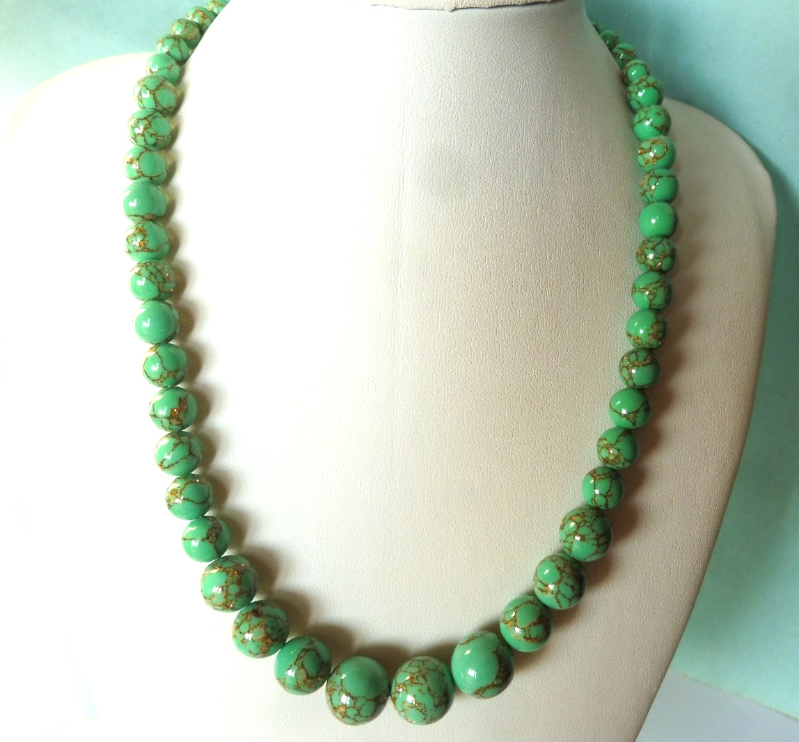Collier turquoise Mohave 45cm en argent pour illuminer vos tenues d'été