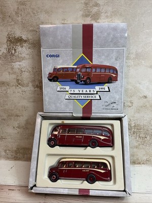 Corgi # 97750 1916-1991 75 Years Quality Service The East Kent Set AEC & Bedford