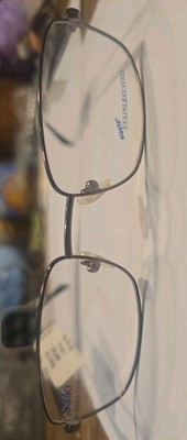 Safilo 7163 Eyeglass Frames Elasta Stainless Steel Lite Brown 57-18-150