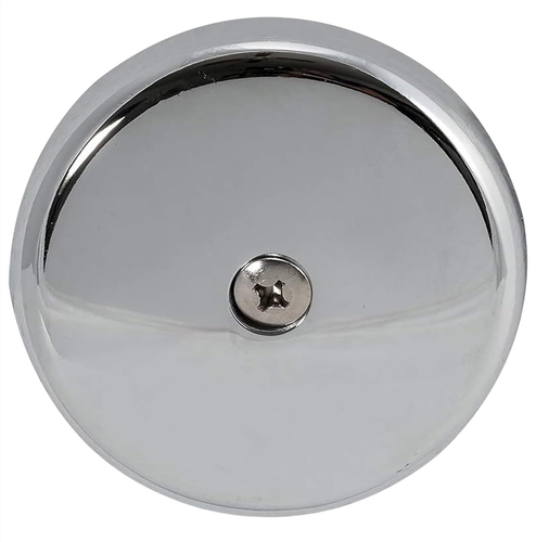EZ-FLO 1-Hole Bathtub Overflow Face Plate with Screw, Chrome Finish ...