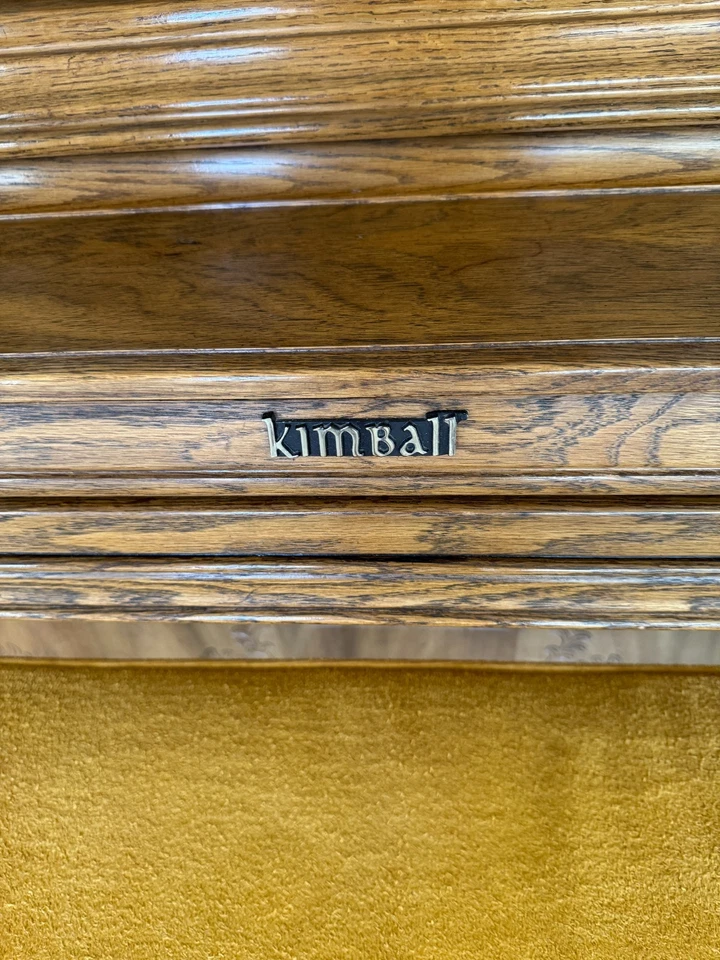 Piano - Kimball Brand - Spinet Type - Brown Color - 88 Keys - 3 Pedals - Image 2 of 4