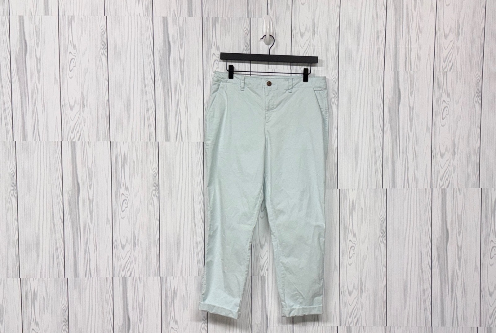 Gap pants womens size 8 girlfriend khaki high rise slim