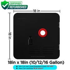 FOGATTI Direct Fit RV Water Heater Door 18" for Suburban/Atwood 10，12 &16 Gallon