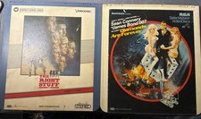 Pair Of Video Discs CED The Right Stuff And Diamonds Are Forever