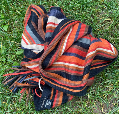 Schal/Tuch CODELLO Men , Streifen in rot-schwarz- 184 x 40 cm