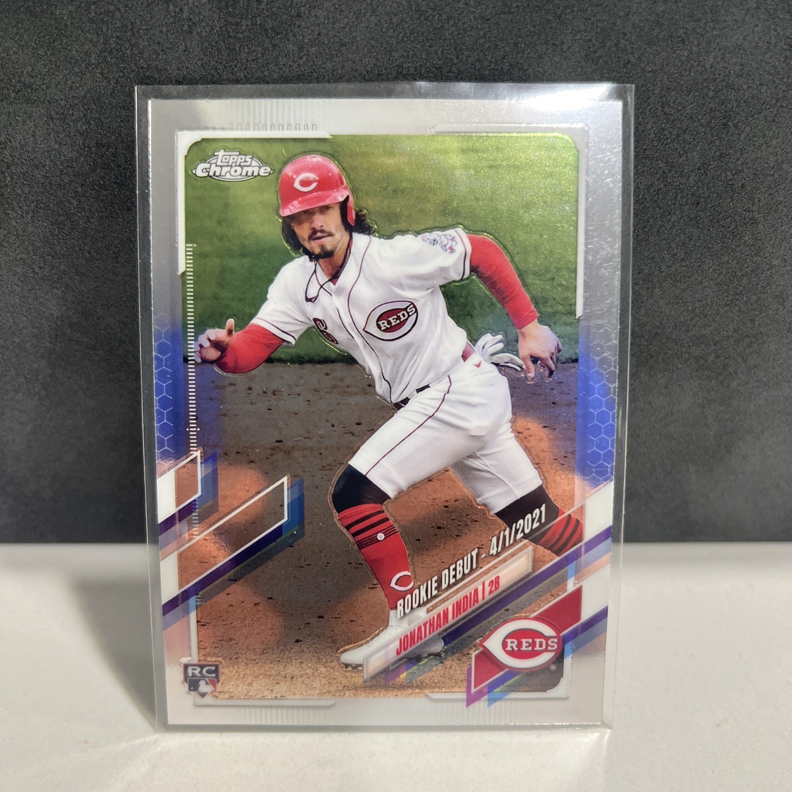 Jonathan India 2021 Topps Chrome Update RC USC96 Cincinnati Reds