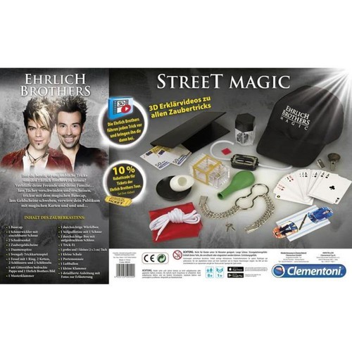 Clementoni Zauberkasten Street Magic Ehrlich Brothers Equipmente Zaubertricks - Bild 2 von 5