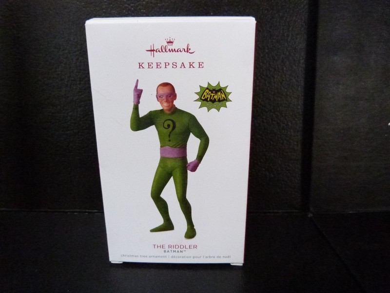 DC 1960s TV Batman Riddler Hallmark ornament MIB 2018 limited edition Gorshin #1