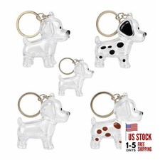 5Pcs Dog Hair Storage Keychain: Doggy Keychains for Collecting Dog Fur for Pet