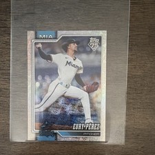 Topps 2026 Series 1 Eury Pérez 75 Years Parallel #285 47/75 Marlins