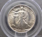 1944 "P" Walking Liberty Silver Half Dollar 50c PCGS MS64 #108 Unc BU ECC&C, Inc