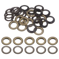 20Er Set ÖSen Mit Unterlegscheiben 20Mm Kupfer Metall ÖSen Kit, Bronze
