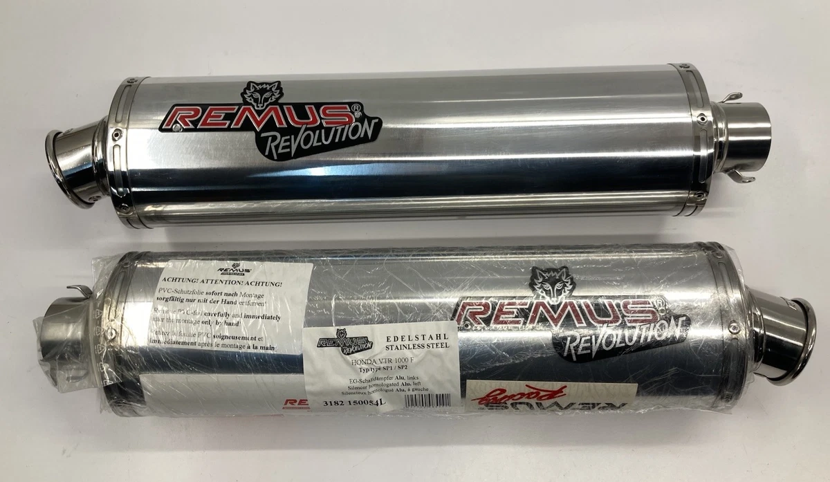 Remus Stainless Steel Motorcycle Silencers, Mufflers and Baffles