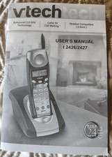 V-Tech t 2426 t 2427 Cordless Phone Users Manual