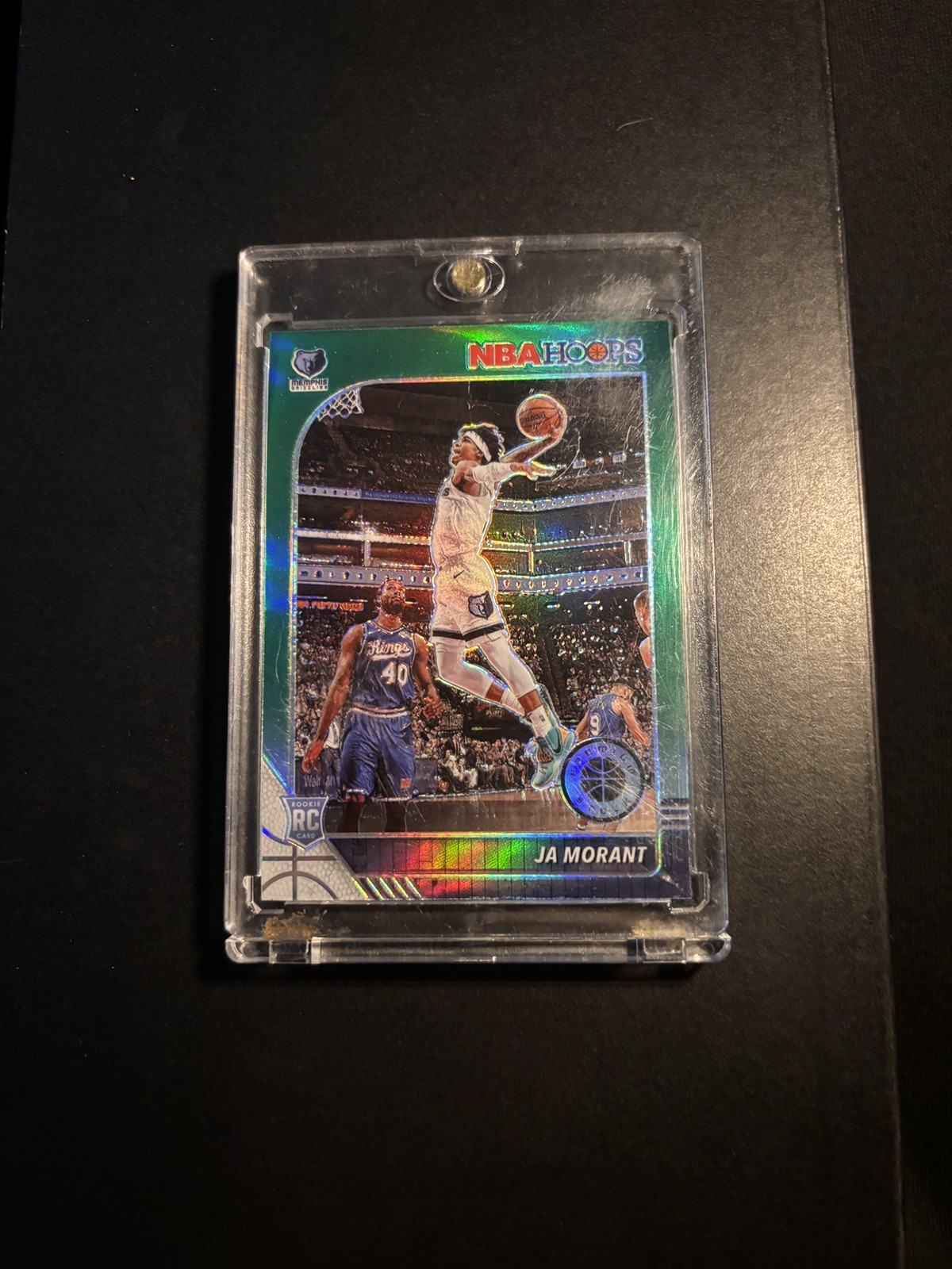2019-20 Panini NBA Hoops Premium Stock - Ja Morant #259 Green Prizm (RC)