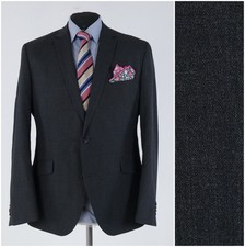 Mens Dark Grey Blazer 44S UK Size ANDRE CHRISTIAN Sport Coat Jacket
