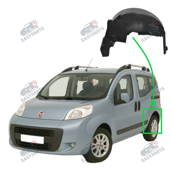 Radlauf StoßStange Locaro Reparatur Hinten Links FüR Fiat Qubo Ab 2007-image